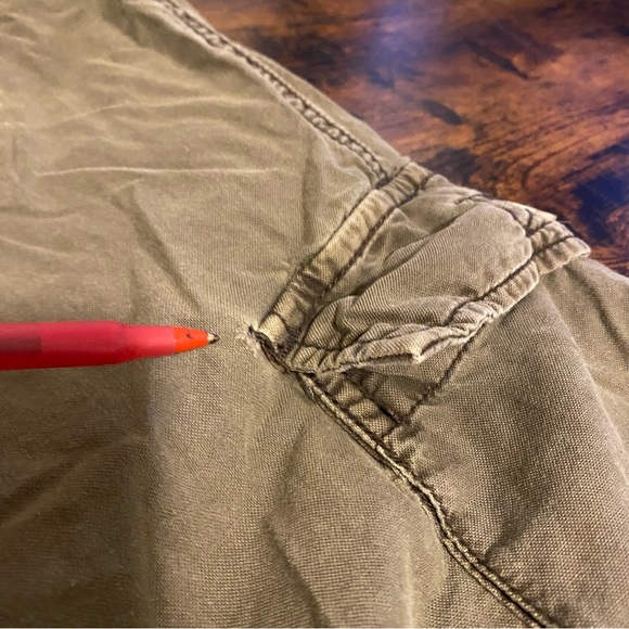 Free People Olive Green Fly Away Parachute Pants Balloon Harem Women’s 0 - Picture 10 of 10